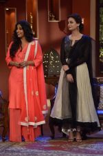 Vidya Balan, Dia Mirza on the sets of Comedy Nights with Kapil in Filmcity on 13th June 2014